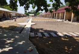 Ecole de la Fraternité, Brazzaville - Les travaux de réhabilitation de l'ensemble des bâtiments se poursuivent.