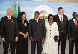 Maison du gouverneur, Pointe-Noire – le 15 mai 2017
En présence de son excellence Denis Sassou Nguesso, président de la République et de Monsieur Patrick Pouyanné, président directeur général de Total